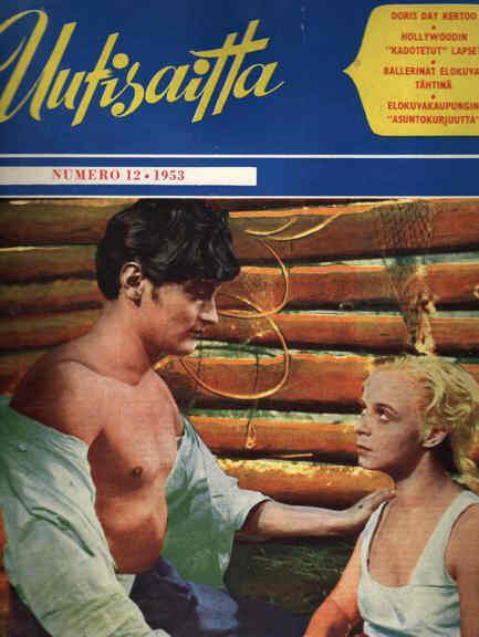UUTISAITTA magazine side cover Issue 12  1953