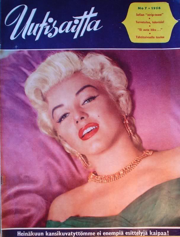 UUTISAITTA magazine side cover Issue 7  1956