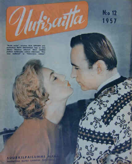 UUTISAITTA magazine side cover Issue 12  1957