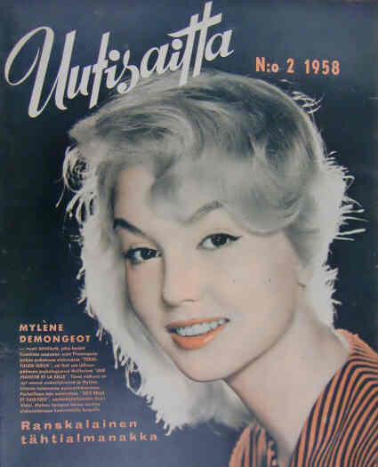 UUTISAITTA magazine side cover Issue 2  1958