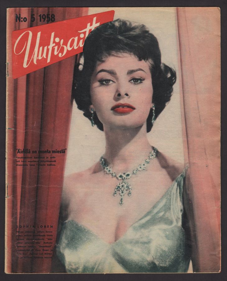 UUTISAITTA magazine side cover Issue 5  1958