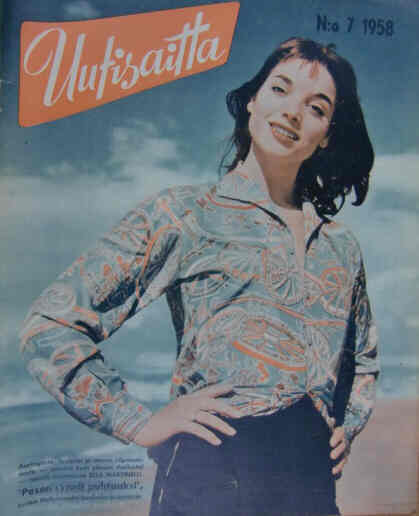 UUTISAITTA magazine side cover Issue 7  1958