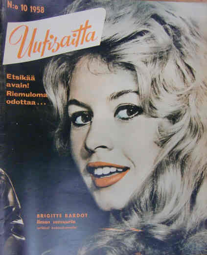 UUTISAITTA magazine side cover Issue 10  1958