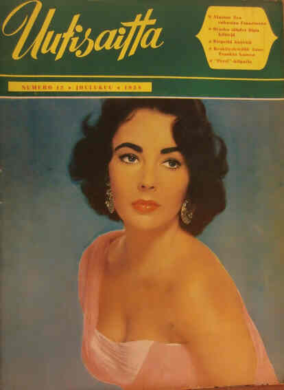 UUTISAITTA magazine side cover Issue 12  1958