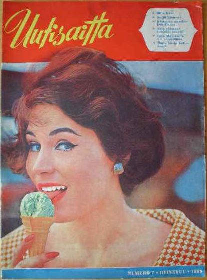 UUTISAITTA magazine side cover Issue 7  1959