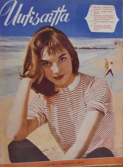 UUTISAITTA magazine side cover Issue 6  1959