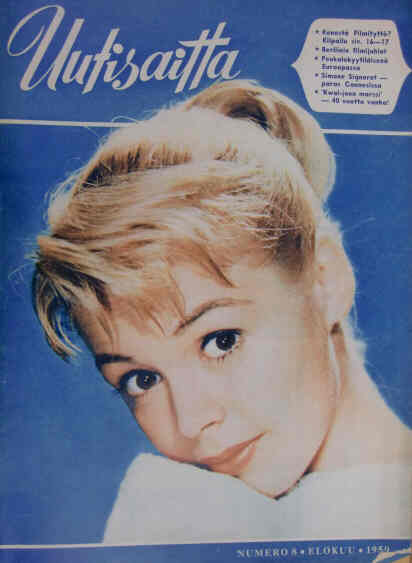 UUTISAITTA magazine side cover Issue 8  1959