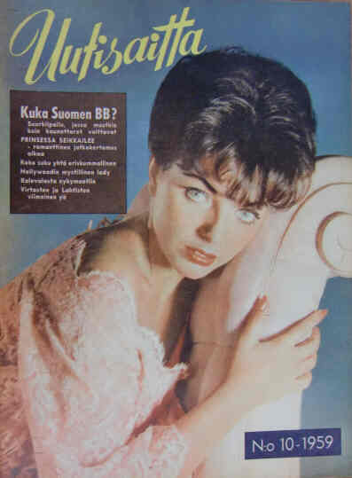 UUTISAITTA magazine side cover Issue 10  1959