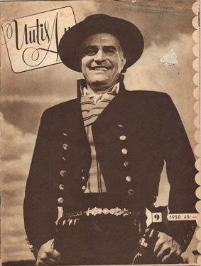UUTISAITTA magazine side cover Issue 9   1950