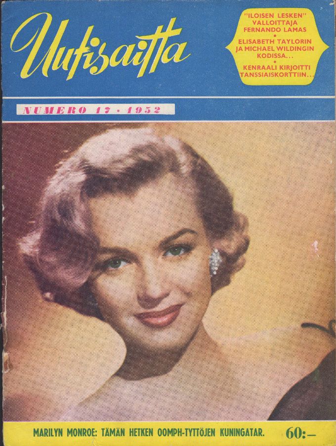 UUTISAITTA magazine side cover Issue 17   1952