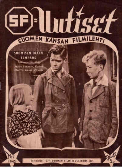 UUTISET magazine side cover Issue 7 29 November 1942