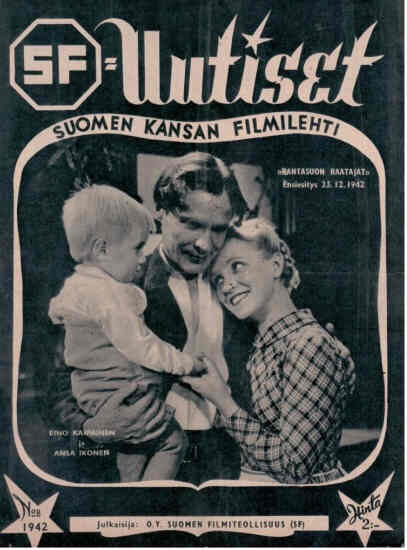 UUTISET magazine side cover Issue 8 25 December 1942