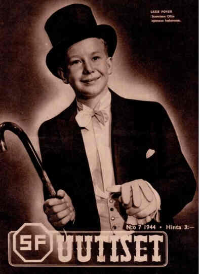 UUTISET magazine side cover Issue 7  1944