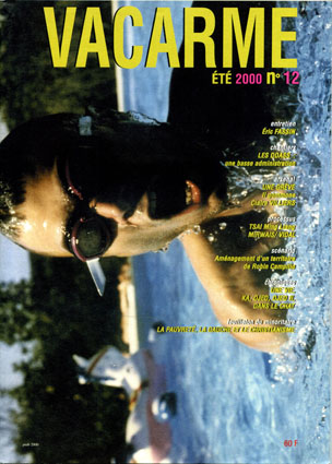 VACARME magazine side cover Issue 12 Summer 2000