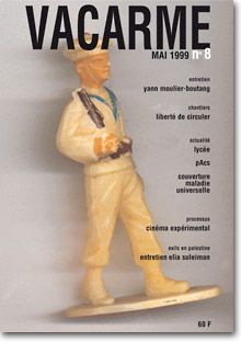 VACARME magazine side cover Issue 8 Spring 1999