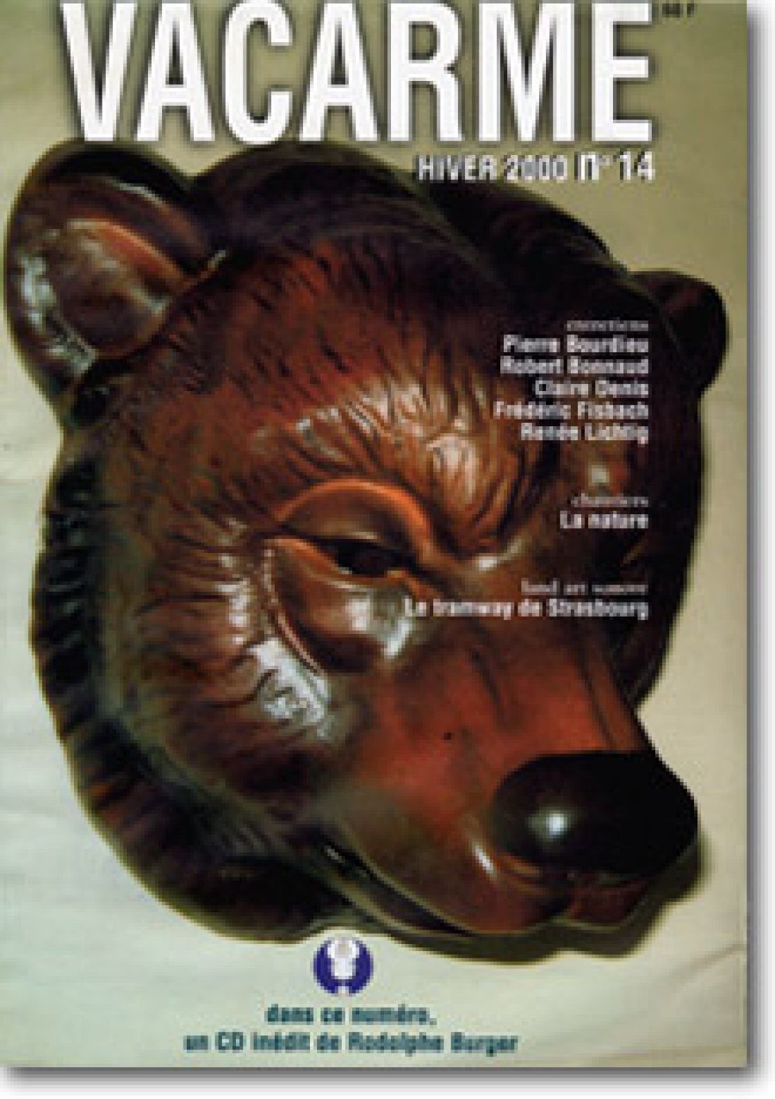 VACARME magazine side cover Issue 14 Winter 2000