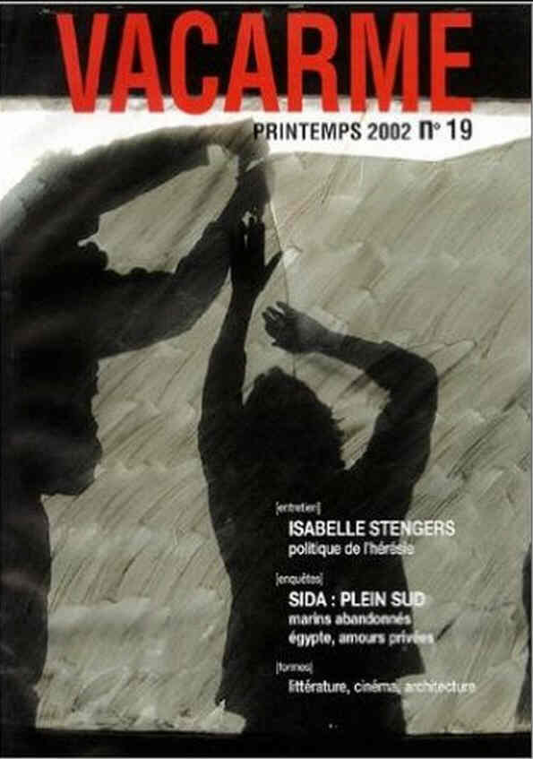 VACARME magazine side cover Issue 19 Spring 2002