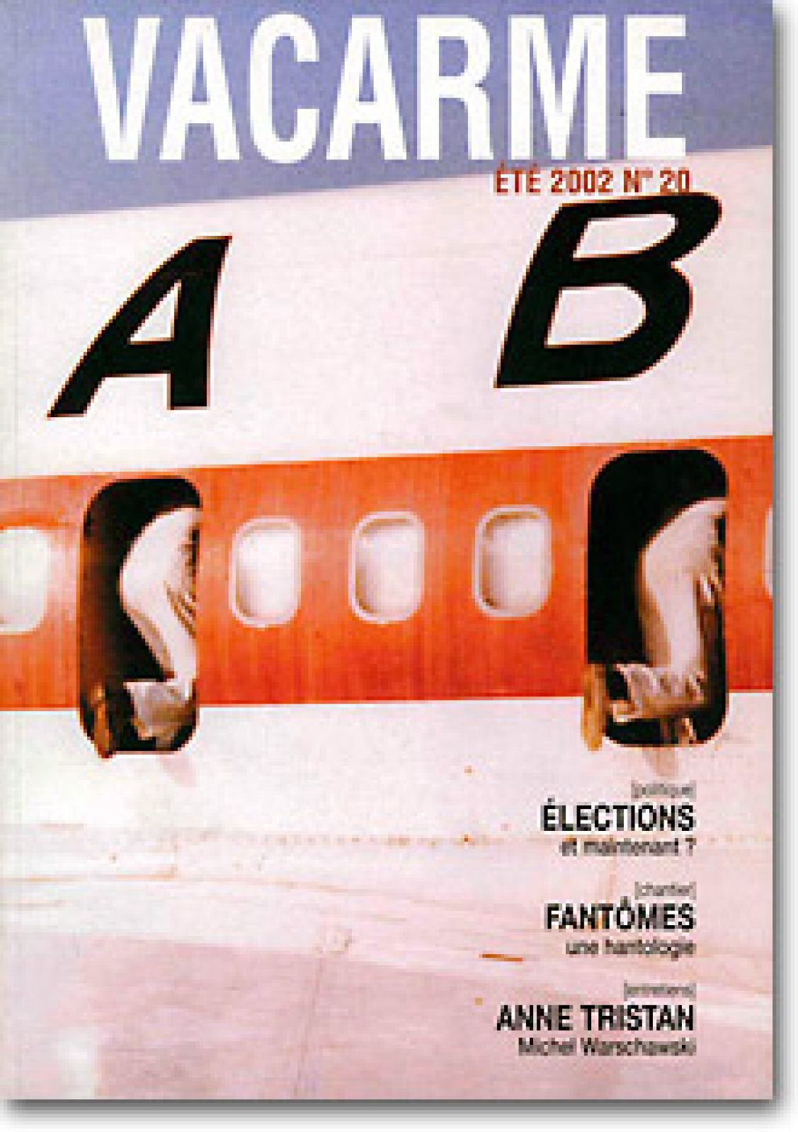 VACARME magazine side cover Issue 20 Summer 2002