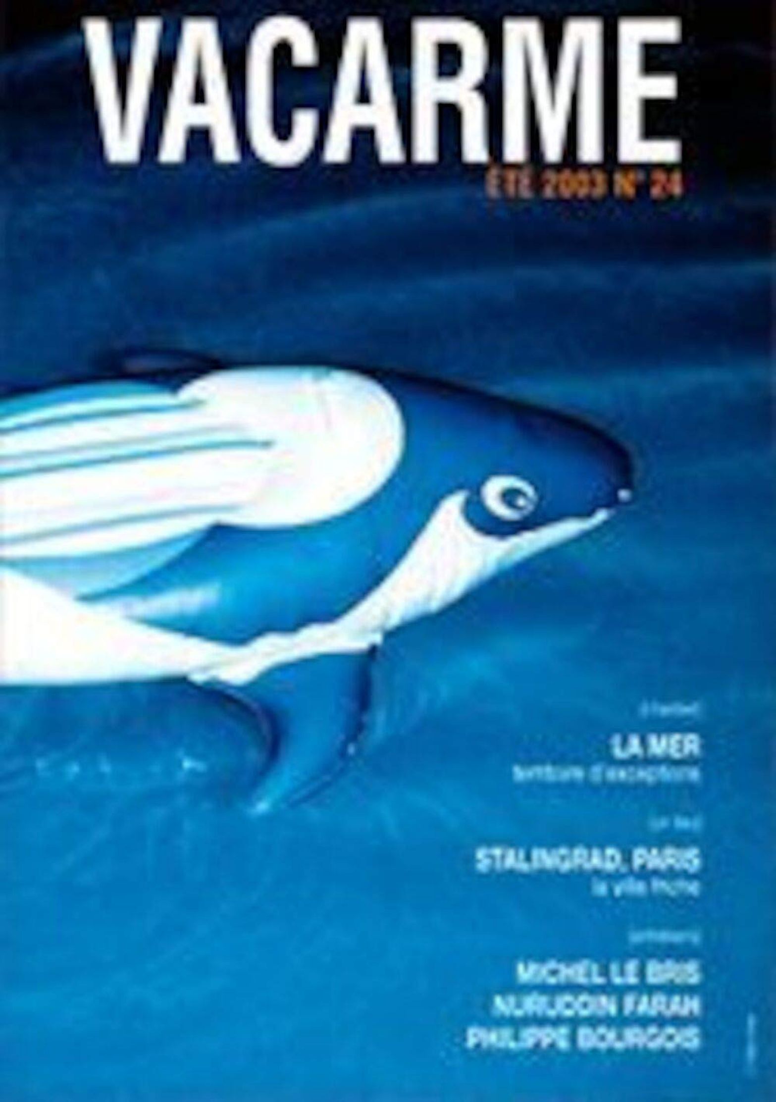 VACARME magazine side cover Issue 24 Summer 2003