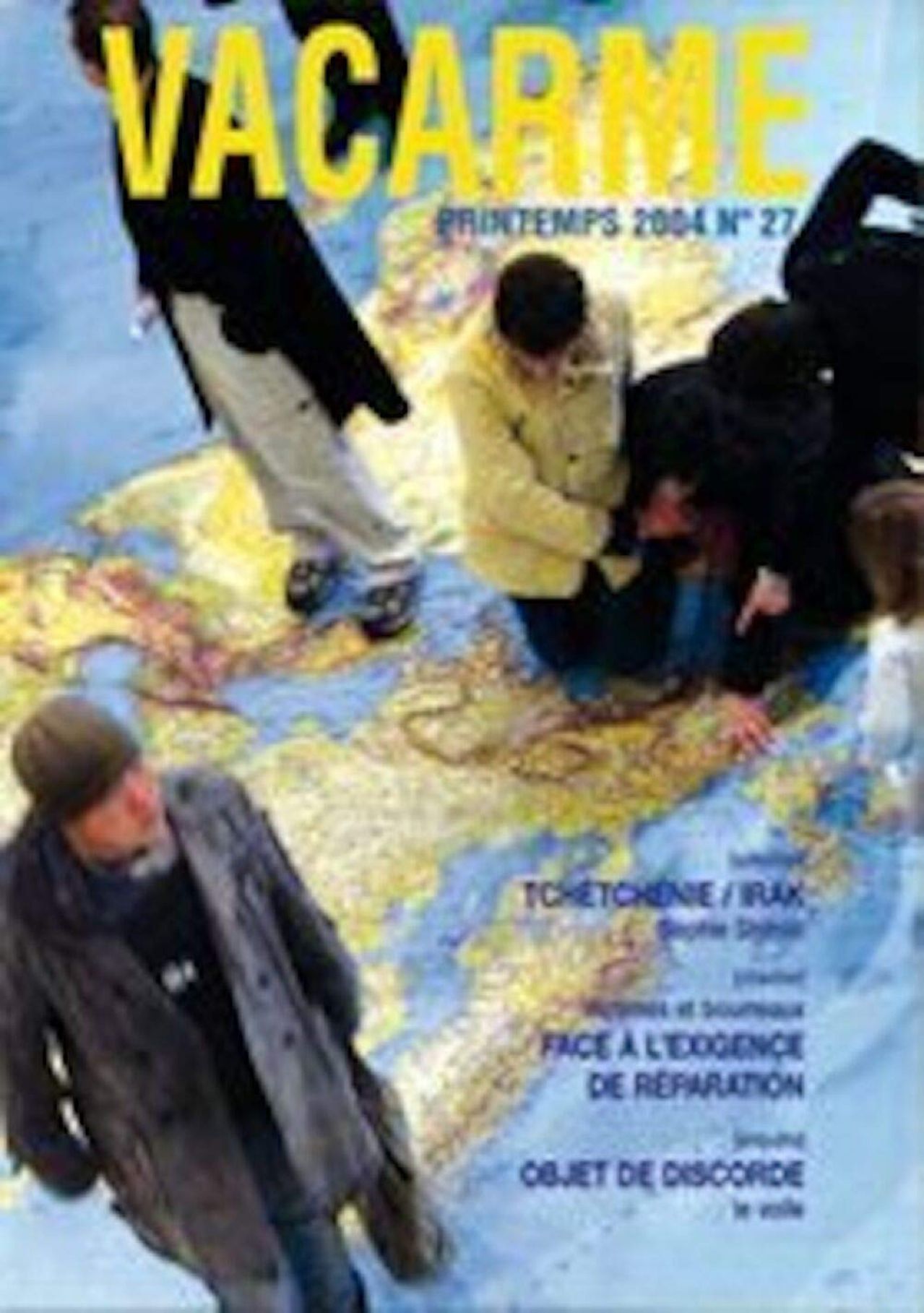 VACARME magazine side cover Issue 27 Spring 2004