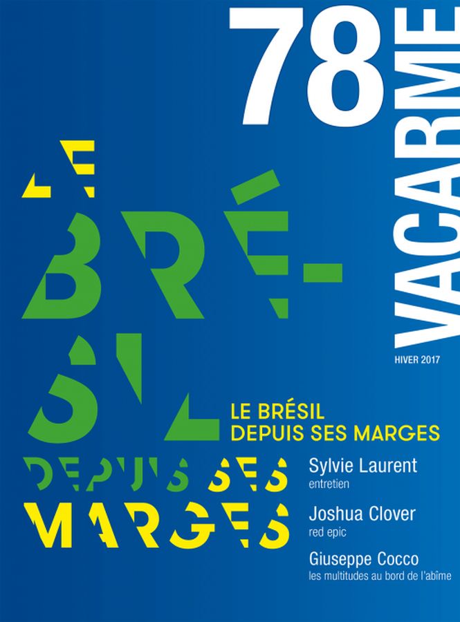 VACARME magazine side cover Issue 78 Winter 2016