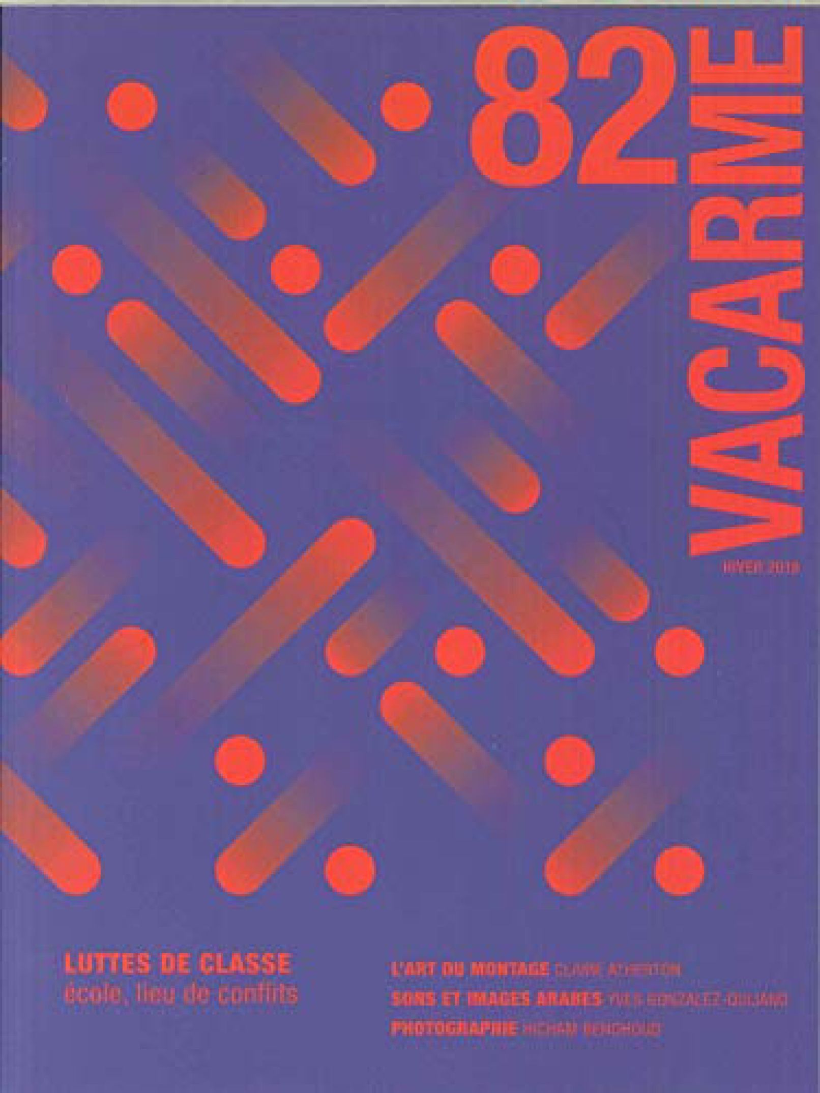 VACARME magazine side cover Issue 82   2018