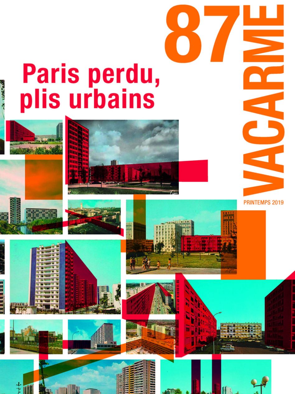 VACARME magazine side cover Issue 87   2019
