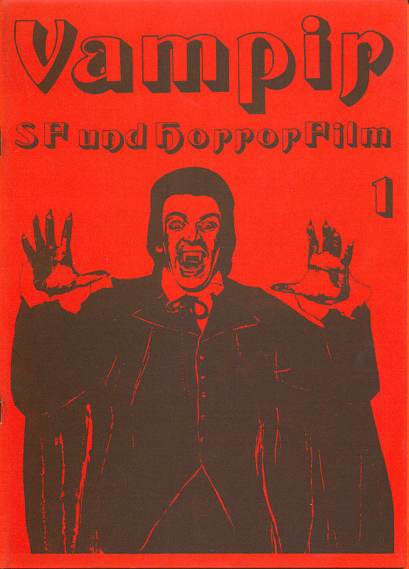 VAMPIR magazine side cover Issue 1 October 1972
