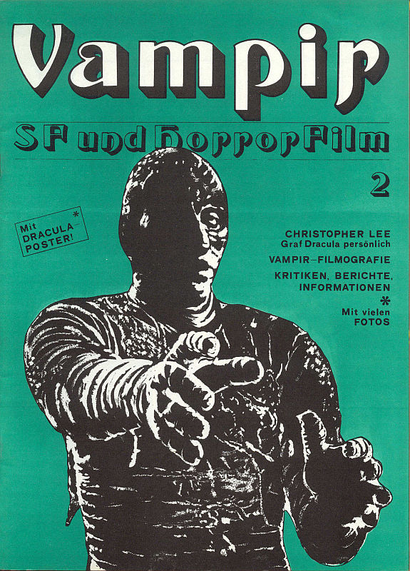 VAMPIR magazine side cover Issue 2 January 1973