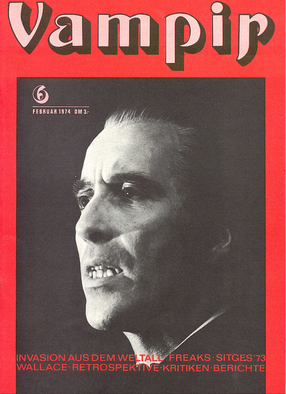 VAMPIR magazine side cover Issue 6 February 1974