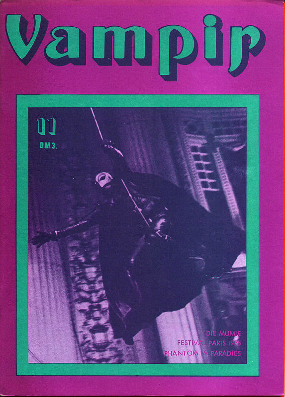 VAMPIR magazine side cover Issue 11 September 1975