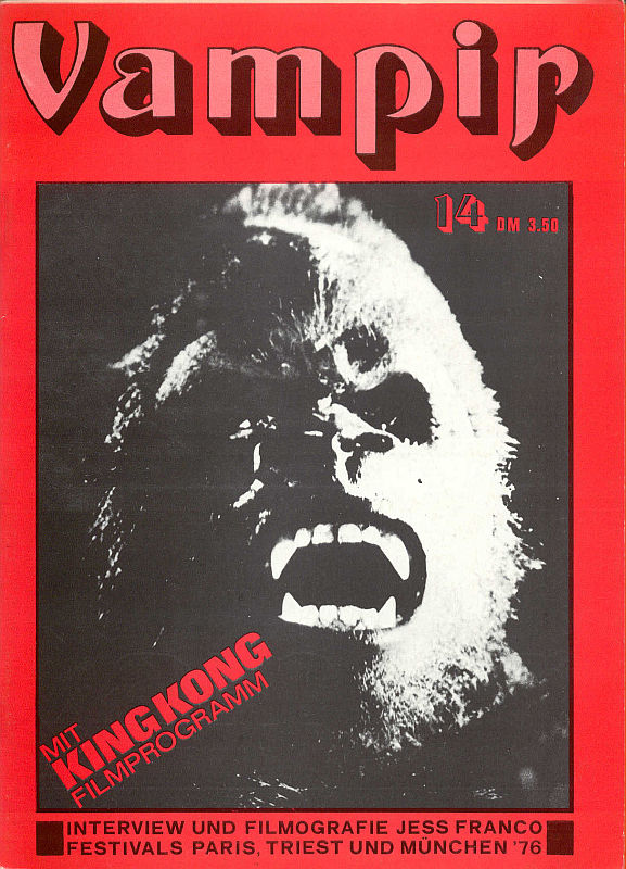 VAMPIR magazine side cover Issue 14 December 1976