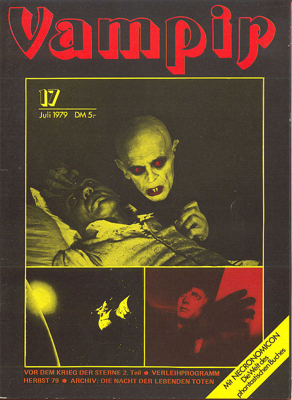 VAMPIR magazine side cover Issue 17 July 1979