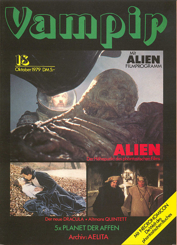 VAMPIR magazine side cover Issue 18 October 1979