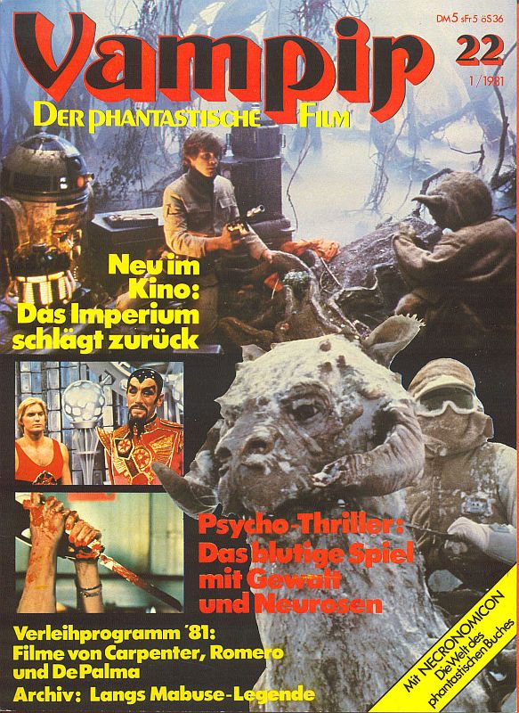 VAMPIR magazine side cover Issue 22 January 1981