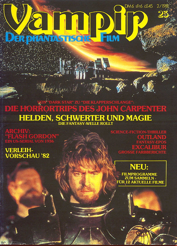 VAMPIR magazine side cover Issue 23 October 1981