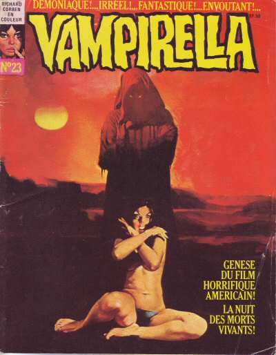 VAMPIRELLA (FR) magazine side cover Issue 23 June 1976
