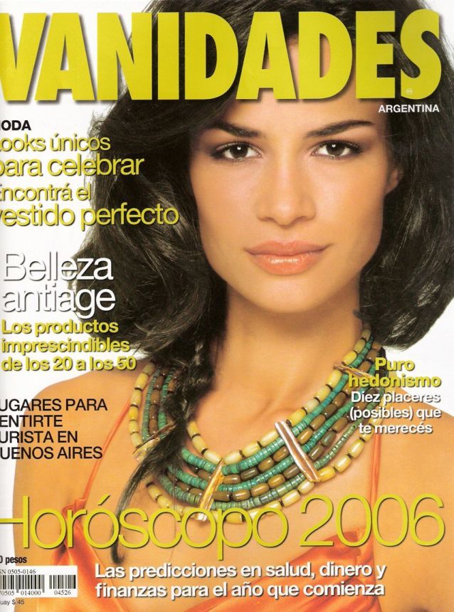 VANIDADES ARGENTINA magazine side cover  December 2005