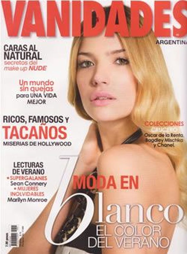 VANIDADES ARGENTINA magazine side cover  March 2009