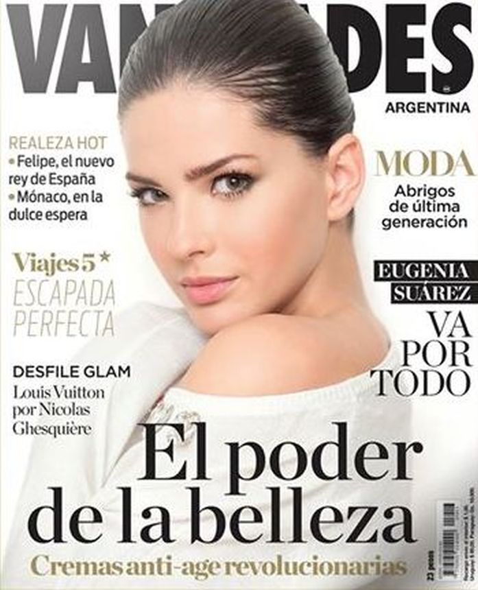 VANIDADES ARGENTINA magazine side cover 15 June 2014