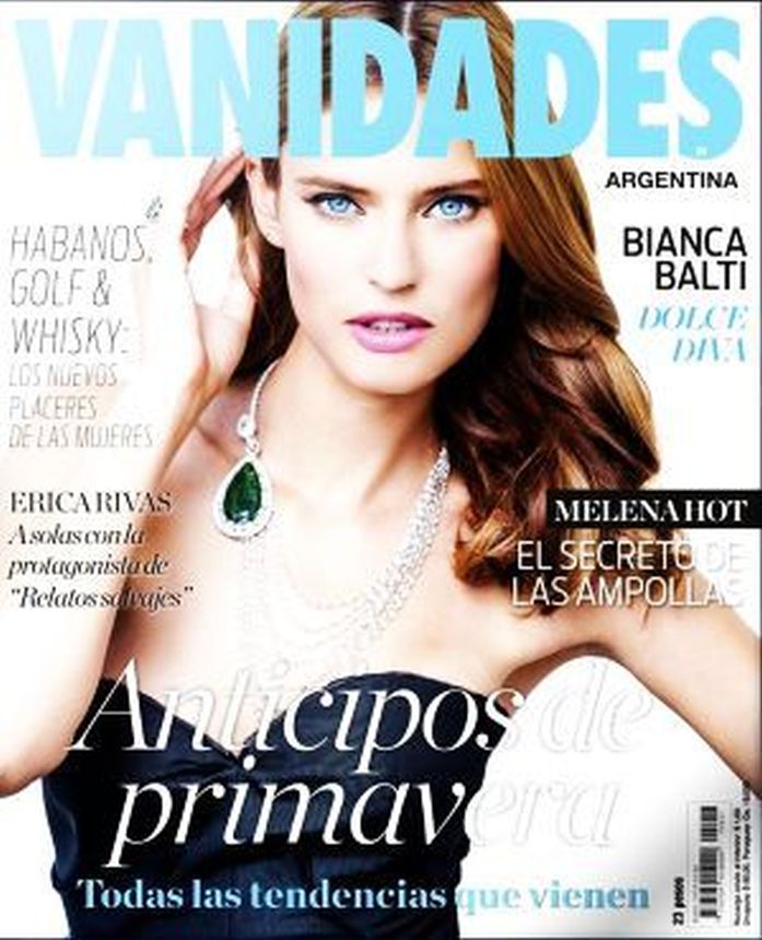 VANIDADES ARGENTINA magazine side cover 15 August 2014