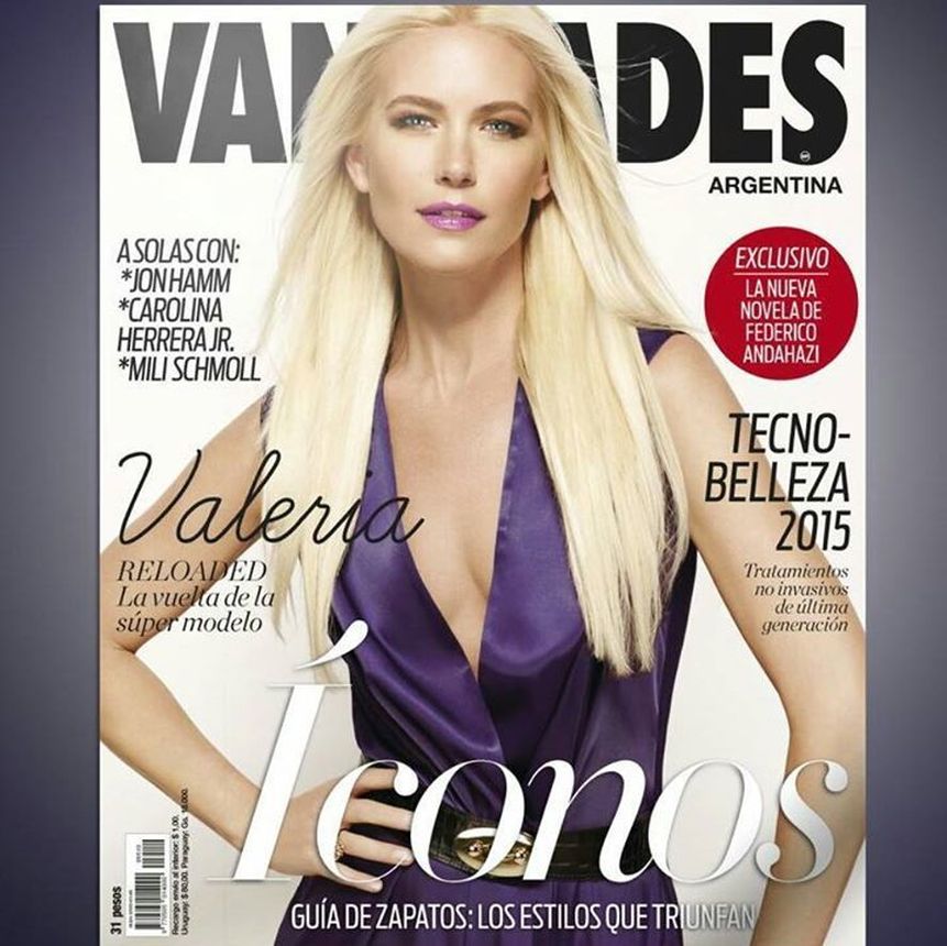 VANIDADES ARGENTINA magazine side cover 1 May 2015