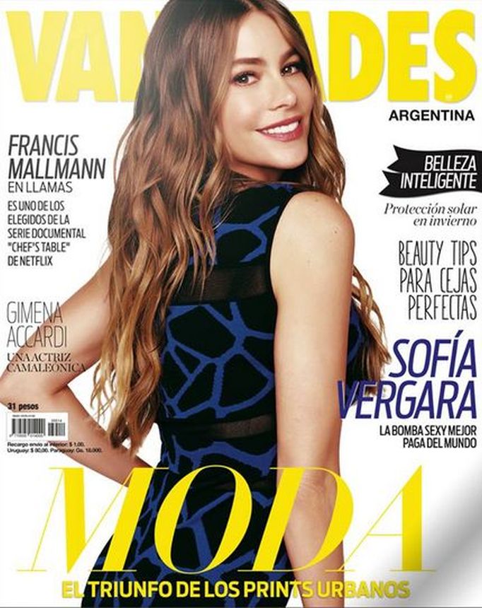 VANIDADES ARGENTINA magazine side cover 1 July 2015