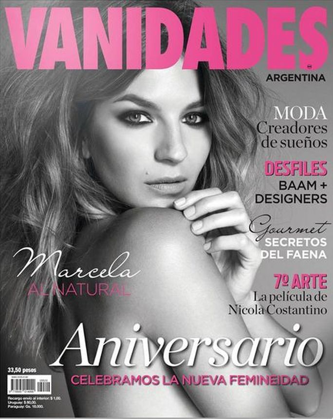 VANIDADES ARGENTINA magazine side cover 18 September 2015