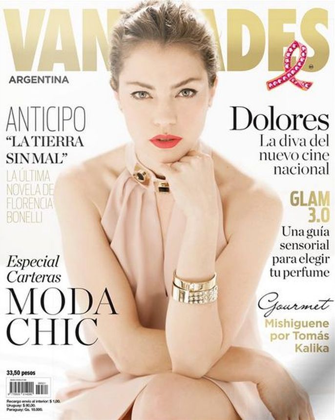 VANIDADES ARGENTINA magazine side cover  October 2015