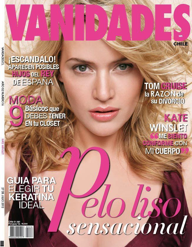 VANIDADES magazine side cover 27 July 2012