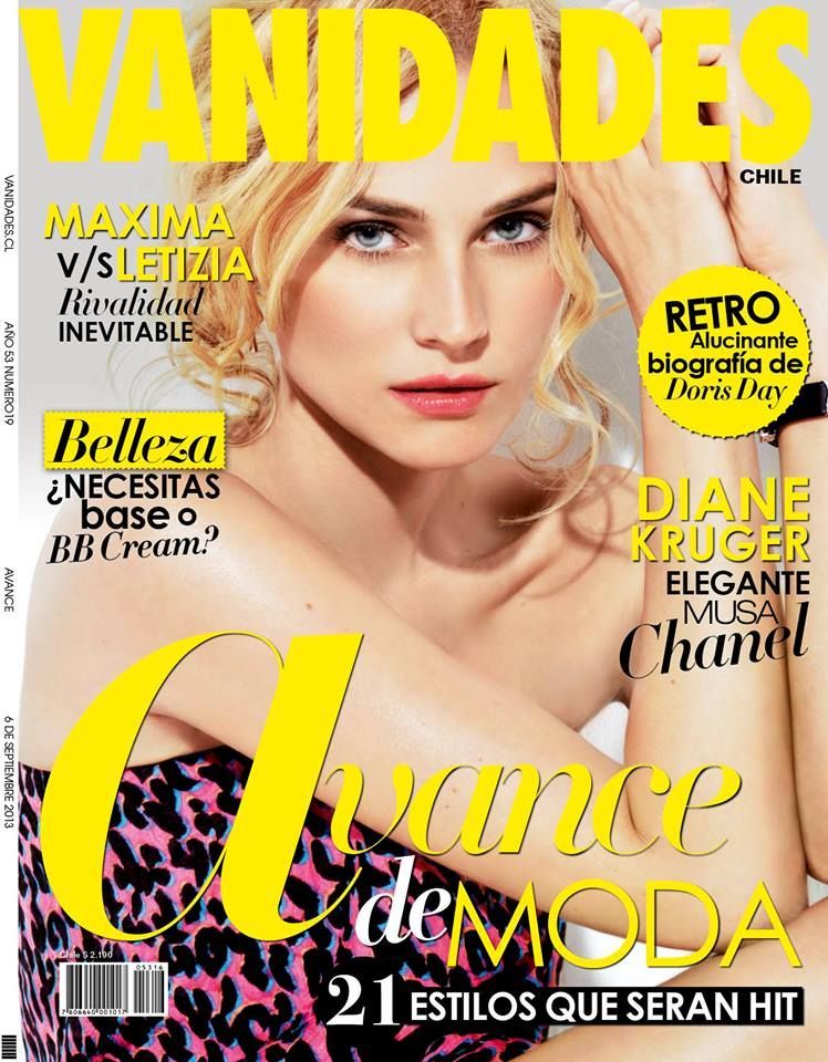 VANIDADES magazine side cover 6 September 2013