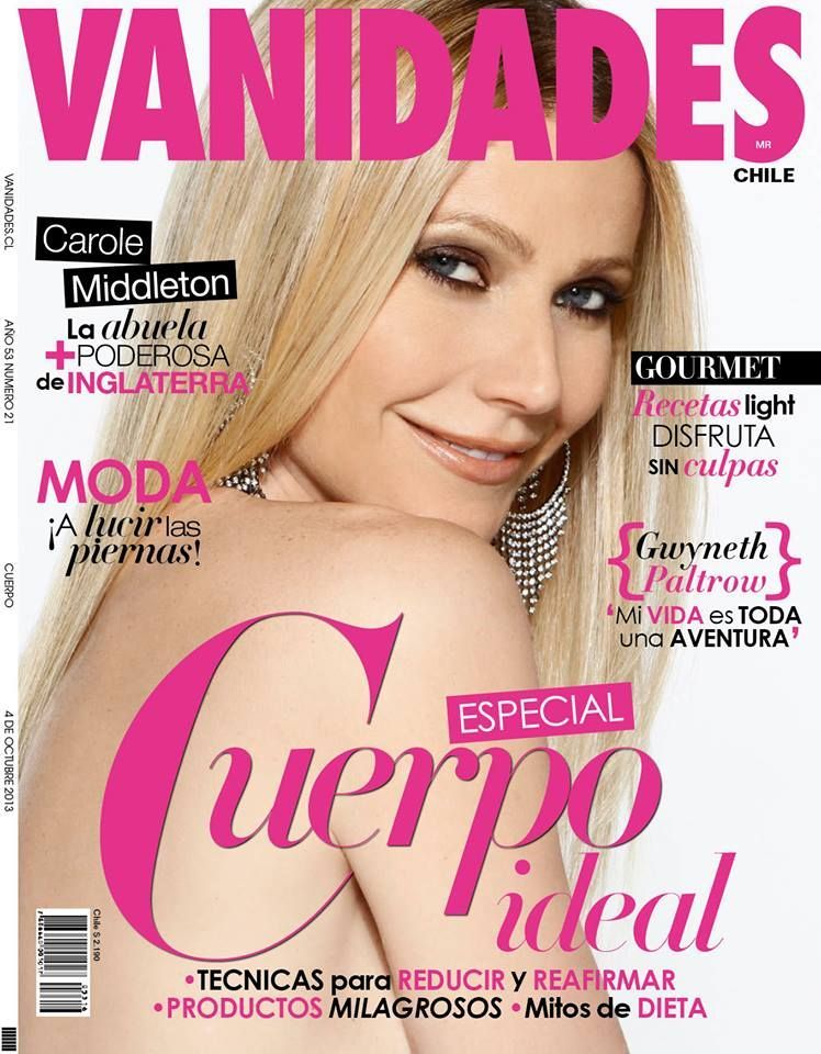 VANIDADES magazine side cover 4 October 2013