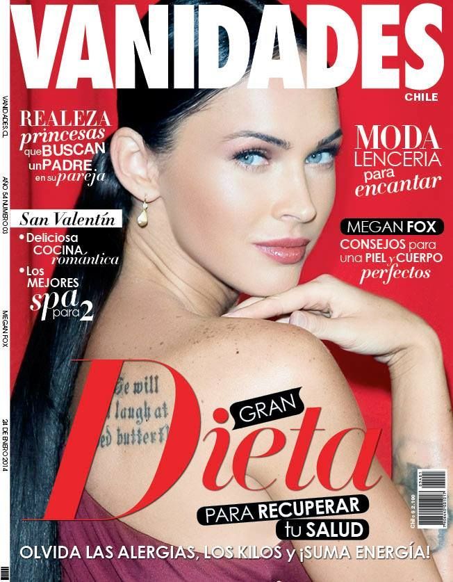 VANIDADES magazine side cover 24 January 2014