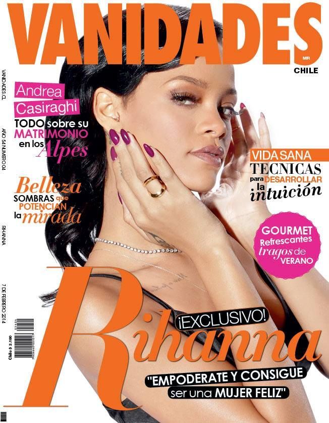 VANIDADES magazine side cover 7 February 2014